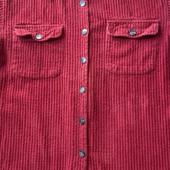 Vintage Eddie Bauer oversize Baggy Chorduroy shirt jacket large - Picture 11 of 11